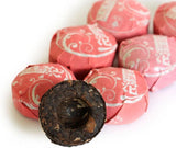 Puerh Tea Cake 20Pcs 4.23oz 2015 Year Ripe/Shu Lotus Leaf Flavored Puerh Tuocha