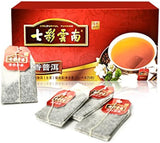 25 Tea bags七彩云南普洱茶Raw Pu-erh Tea (Jasmine茉香 茉莉花生茶) Yunnan Pu-erh Tea 50g（1.76OZ）