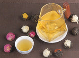 Yunnan Shen Puer Dragon Pearls Different Flower Lily Rose Flower Fragrance Tea