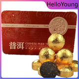 15 Pcs 185g Cooked Pu Er Tea Black Tea Gift Packing  Pu-erh Tea Tin Box Puer Tea