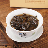 1kg Hunan Anhua black tea authentic gold flower Por brick tea hand-built Por tea