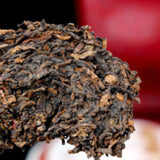 150g Menghai Dayi Ripe Pu-erh Tea Cake Wu Zi Deng Ke Puer