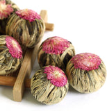 24Pcs Blooming Tea Flowers Balls Green Tea Ball Flower Tea Artistic