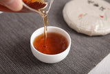 100g Yunnan Pu'er Tea Menghai Ripe Tea Old Pu'er Jiao Mu Ripe Tea Cake