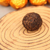 220g Ripe Pu erh Tea Handmade Dragon Ball Old Tree Spring Palace Cooked Puer Tea