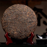 357g 1980 tea tree Yunnan Cooked Tea Pu-Erh Black Tea Ancient Pu-erh Tea Cake