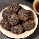 Pu'er Tea Cooked Tea Old-Tree Dragon Ball Mini Tuo Tea Yunnan Menghai Cooked Tea