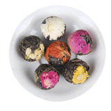 Yunnan Shen Puer Dragon Pearls Different Flower Lily Rose Flower Fragrance Tea