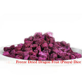 Premium Freeze Dried Red Dragon Fruit (Pitaya) Dice - Strong Flavour Taste