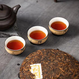 Healthy Chinese Famous Tea Fermented Pu-er Cake Laobanzhang Old Tree Tea 357g