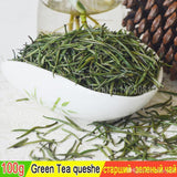 High Quality Green Tea Mingqian Fried Queshe Maojian Tea Green Healthy 100g