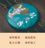 Yiwu Scrape Wind Zhai Puerh Raw Tea Cake First Spring Ancient Tea 357g/12.59oz