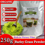 Barley grass official store Organic Barley Grass Powder original 250g Pure, Kosher, Vegan, Bulk. Good Source of Fiber, Protein