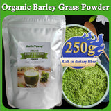 Barley Grass Powder Original 100% Pure And Organic Green Tea Barley Grass Powdered Drink Grass Juice Powder with Rich Dietary Fiber, No Addtives