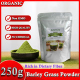 Barley Grass Powder 100% Pure & Organic Organic Barley Grass Powder Pure Organic Barley for Women and Men 250g for purifying liver, lowering cholesterol, beautiful skin