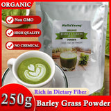 Barley grass official store Organic Barley Grass Powder original 250g Pure&Natural I Nutritionally Complete I Mix into Smoothie or Juice