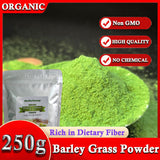 Barley Grass Powder 100% Pure & Organic Organic Barley Grass Powder Pure Organic Barley for Women and Men 250g Contains Iron Vitamin C, & Vitamin E – Non-GMO