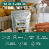 Barley Grass Powder 100% Pure & Organic Organic Barley Grass Powder Pure Organic Barley for Women and Men 250g Organic Barley Low Carb Diabetic Friendly e for weight loss