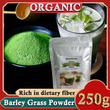 Barley Grass Powder 100% Pure & Organic Organic Barley Grass Powder Pure Organic Barley for Women and Men 250g RAW, GREENISH LIKE LEAVES, NO PRESERVATIVE,NON GMO