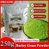 Barley Grass Juice 250g Powder Organic Non-GMO Vegan Cold-Juiced lowering cholesterol, beautiful skin