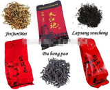 12 Bags 3Kinds of Flavors Tea Jinjunmei Lapsang Souchong Dahongpao Tea Black Tea