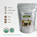 Barley Grass Powder 100% Pure & Organic Organic Barley Grass Powder Pure Organic Barley for Women and Men 250g Organic Grass Powder, 100% Natural Superfood