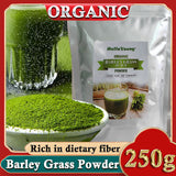 250g Organic Barley Grass Powder Gluten Free Non-GMO Superfood Vegan Vegetarian Supplement Ideal For Detox and Cleanses