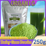 Barley grass official store Organic Barley Grass Powder original 250g 100% Natural Superfood, Vegan, Gluten Free, Non-GMO, Kosher