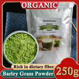 250g Organic Barley Grass Powder Gluten Free Non-GMO Superfood Vegan burning fat, purifying liver, lowering cholesterol, beautiful skin