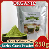 250g Organic Barley Grass Powder Gluten Free Non-GMO Superfood Vegan Body Detoxification and Weight Loss Barley Health Matcha Beverage