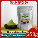 Barley Grass Powder 100% Pure & Organic Organic Barley Grass Powder Pure Organic Barley for Women and Men 250g Antioxidant-Rich, Energy Booster Organic Grass Powder