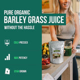 barley powder pure organic Organic Barley Grass Powder original 250g barley grass official store Antioxidants and Protein, Support Immune System and Digestion