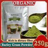 250g Organic Barley Grass Powder Gluten Free Non-GMO Superfood Vegan Grass Juice Powder Cold Pressed Rich in Immune Vitamin, Fibers, Minerals