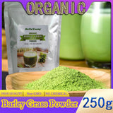 Barley grass official store Organic Barley Grass Powder original 250g  Contains Iron Vitamin C, & Vitamin E – Non-GMO Gluten-Free Soy-Free Vegan