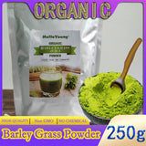 Barley grass official store Organic Barley Grass Powder original 250g Rich in Immune Vitamin, Fibers, Minerals