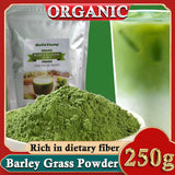 Barley Grass Powder 100% Pure & Organic Organic Barley Grass Powder Pure Organic Barley for Women and Men 250g Organic Grass Powder, 100% Natural Superfood