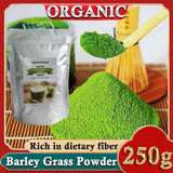 Barley Grass Powder 100% Pure & Organic Organic Barley Grass Powder Pure Organic Barley for Women and Men 250g Rich in Immune Vitamin, Fibers, Minerals, Antioxidants and Protein