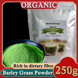 250g Organic Barley Grass Powder Gluten Free Non-GMO Superfood Vegan Pure, Kosher, Vegan, Bulk. Good Source of Fiber, Protein. Great for Juices