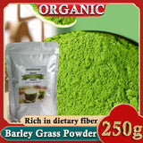 Barley Grass Powder 100% Pure & Organic Organic Barley Grass Powder Pure Organic Barley for Women and Men 250g Good Source of Fiber, Protein. Great for Juices, Smoothies, Shakes, Yogurts