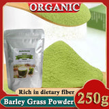 Barley Grass Powder 100% Pure & Organic Organic Barley Grass Powder Pure Organic Barley for Women and Men 250g  Rich in Fibers, Vitamins, Minerals, Raw Organic