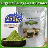 Barley Grass Powder Original 100% Pure And Organic Green Tea Barley Grass Powdered Drink 100% Natural Superfood, Vegan, Gluten Free, Non-GMO, Kosher