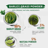 Barley Grass Powder Original 100% Pure And Organic Green Tea Barley Grass Powdered Drink body detoxification, moistening intestines, burning fat