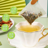 同仁堂柠檬山楂荷叶茶 熬夜山楂决明子花草茶重瓣玫瑰养生茶250g TongRenTang Lemon Hawthorn Lotus Leaf Tea