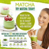 Organic Matcha Green Tea Powder Unsweetened 100% Natural 1LB