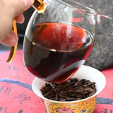 357g Yunnan Old Puerh Ripe Tea 1989 Qianlihao Shu Pu'er Tea Cake Pu-erh Cake Tea