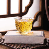 250g Golden Leaf Pu-erh Raw Tea Cake Old Tree Puerh Tea Yunnan Pu'er Green Tea