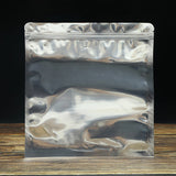 10pcs/lot Puer Empty Zip Lock Transparent Plastic Bags Recyclable Packing Bag