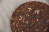 Healthy Pressed Tea Green Food Yunnan Organic Ripe Puer Tea Rose Flavor Tea 100g