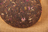 Healthy Pressed Tea Green Food Yunnan Organic Ripe Puer Tea Rose Flavor Tea 100g