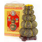 5 Layers Pumpkin Gourd Type Craft Pu'er Gift Tea Yunnan Pu-erh Green Tea 3000g